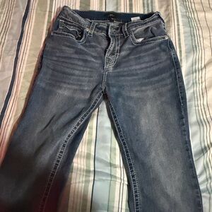 True Religion Ricky Relaxed Fit Blue Jeans